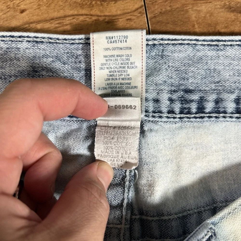 Vintage True Religion Shorts Men's 42 Acid Wash 13